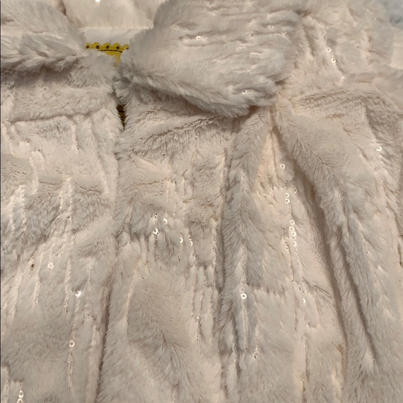 Peace of cake faux fur sequin jacket size 2/4 - Picture 6 of 8